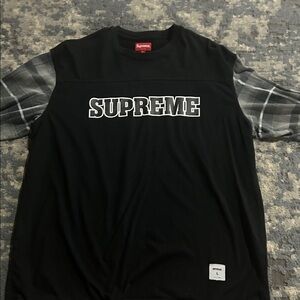 Supreme plaid long sleeve